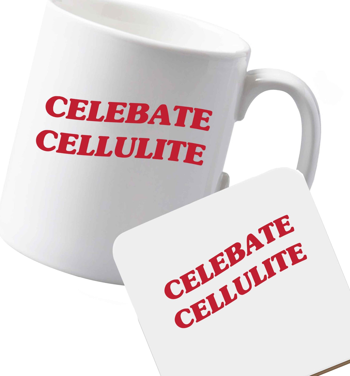 10 oz Ceramic mug and coaster Favourite Type Pan Pancake both sides