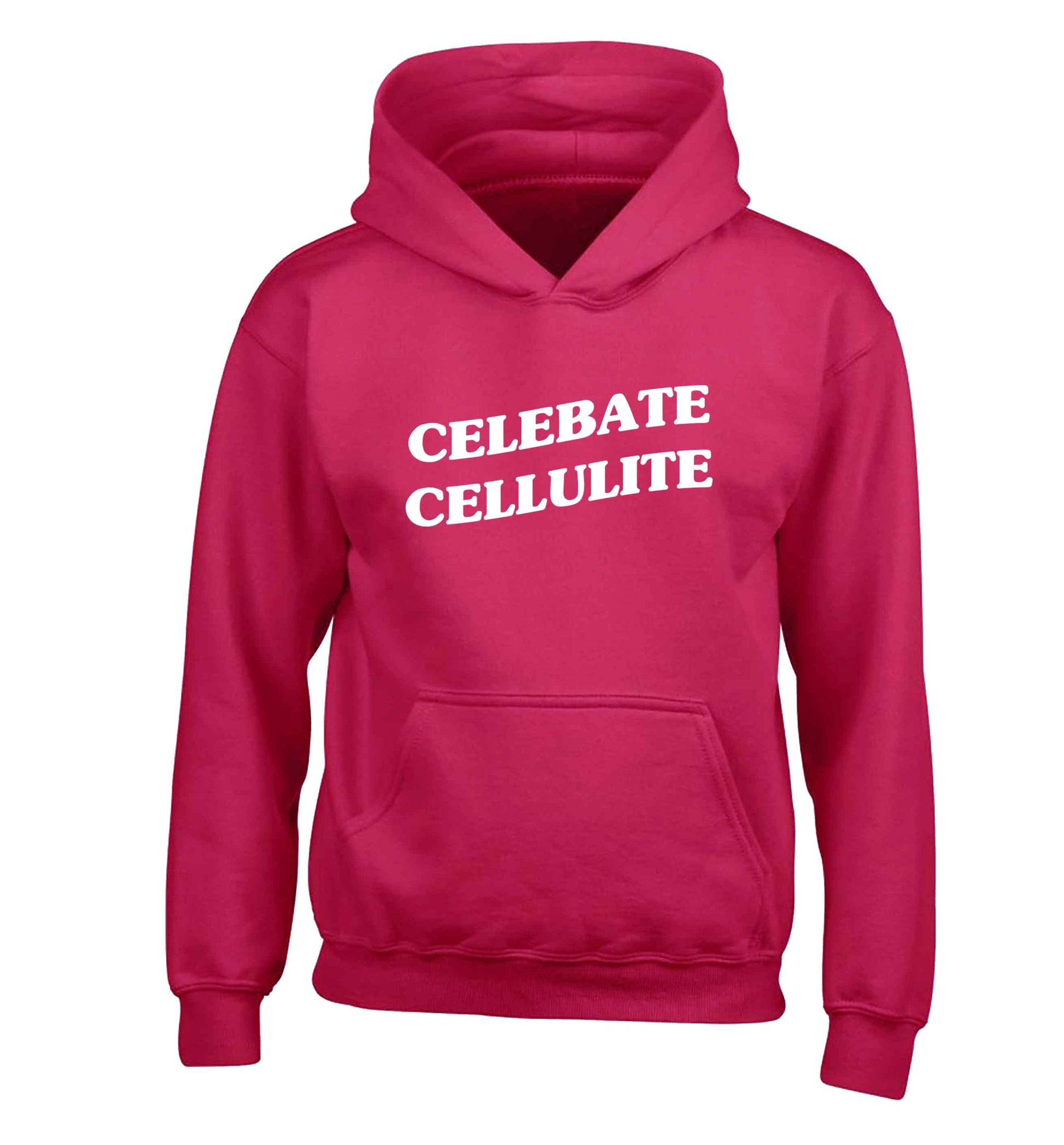 Celebrate cellulite children's pink hoodie 12-13 Years