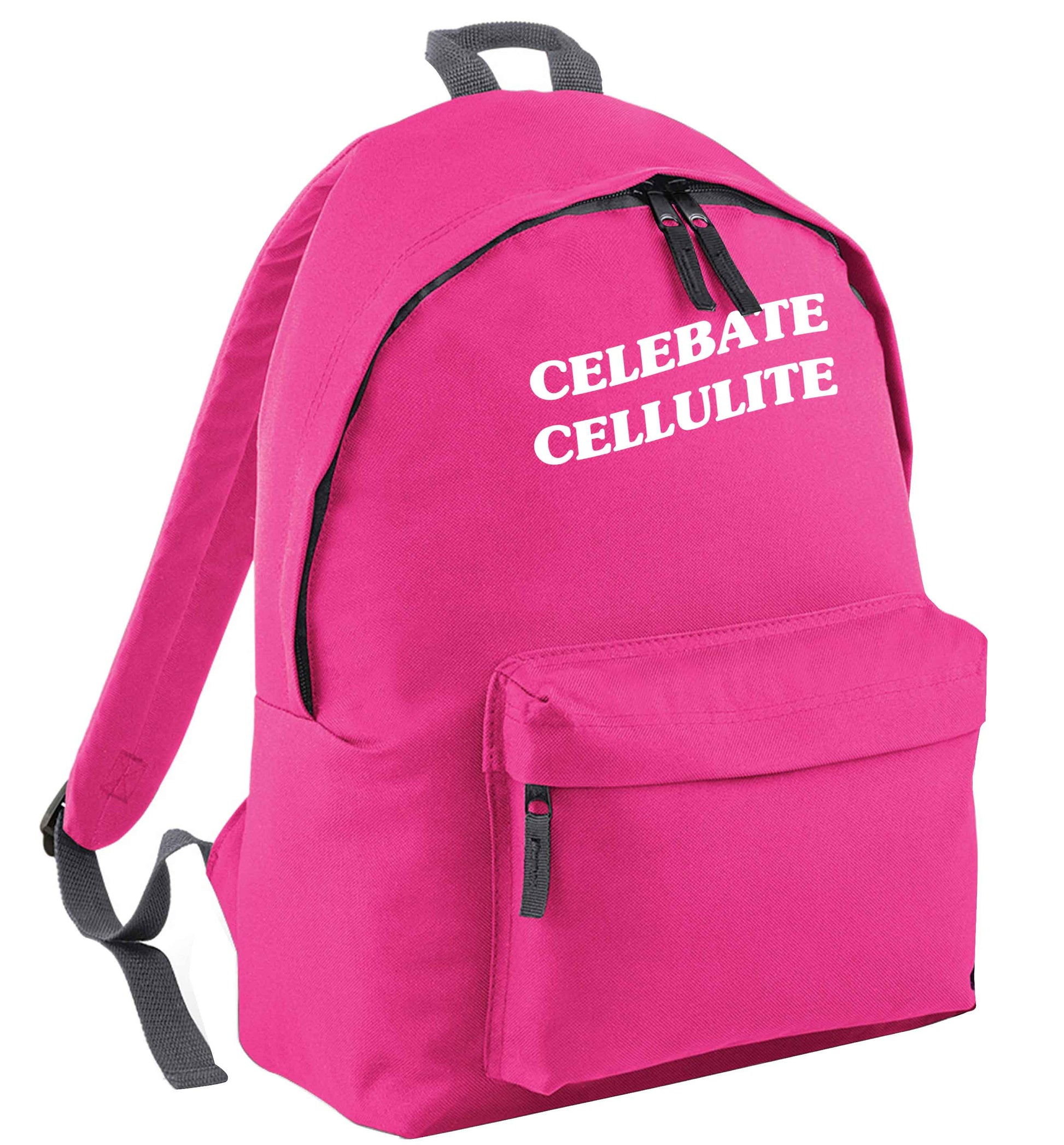 Celebrate cellulite pink adults backpack