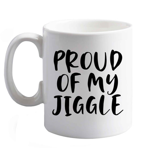 10 oz Favourite Type Pan Pancake ceramic mug right handed