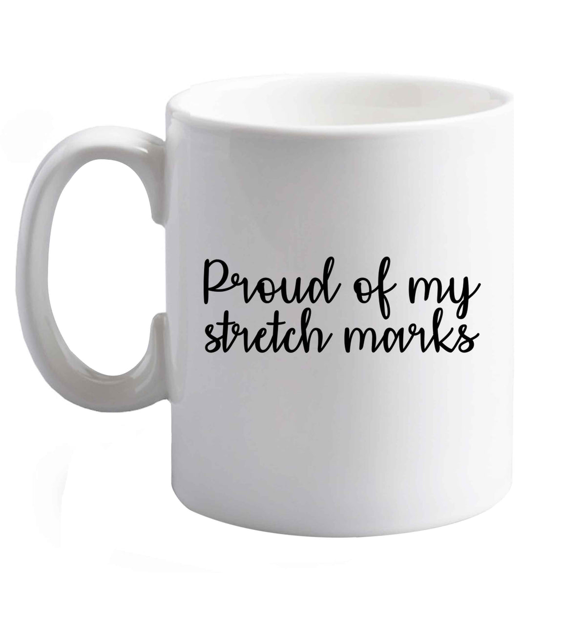 10 oz Favourite Type Pan Pancake ceramic mug right handed