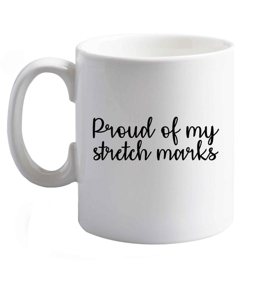 10 oz Favourite Type Pan Pancake ceramic mug right handed