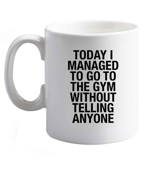 10 oz Favourite Type Pan Pancake ceramic mug right handed