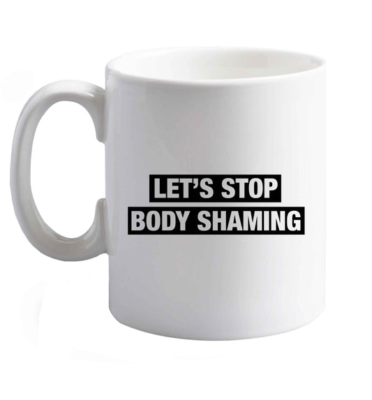 10 oz Favourite Type Pan Pancake ceramic mug right handed