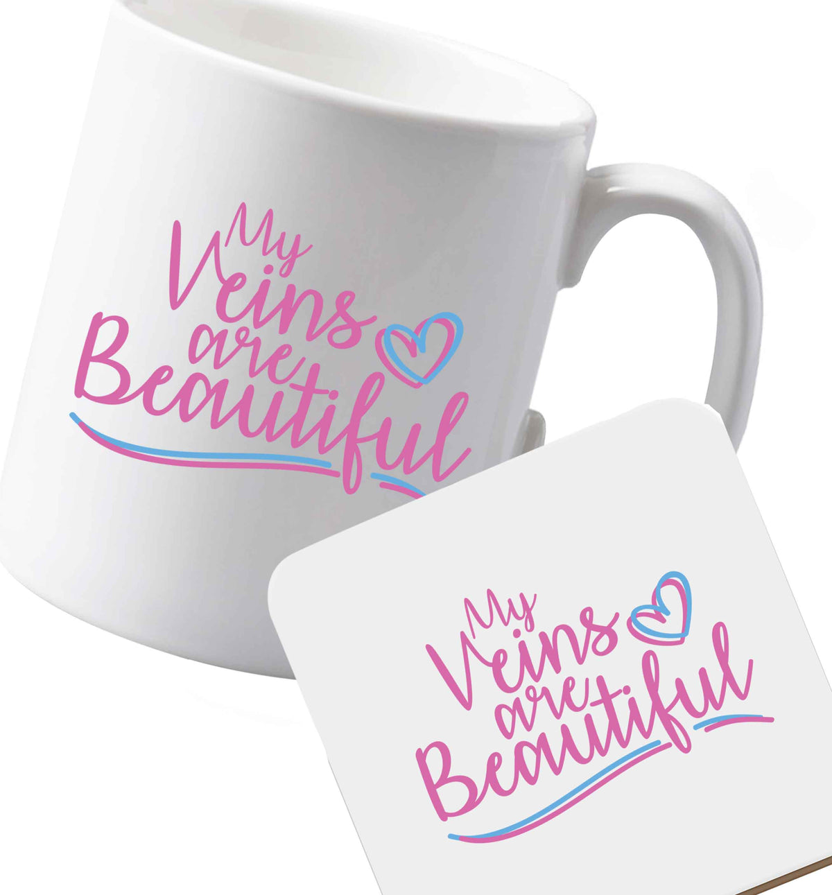 10 oz Ceramic mug and coaster Favourite Type Pan Pancake both sides
