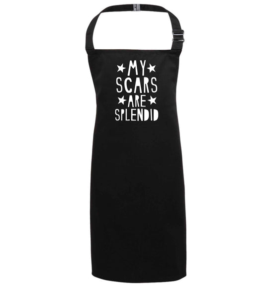 My scars are beautiful black apron 7-10 years