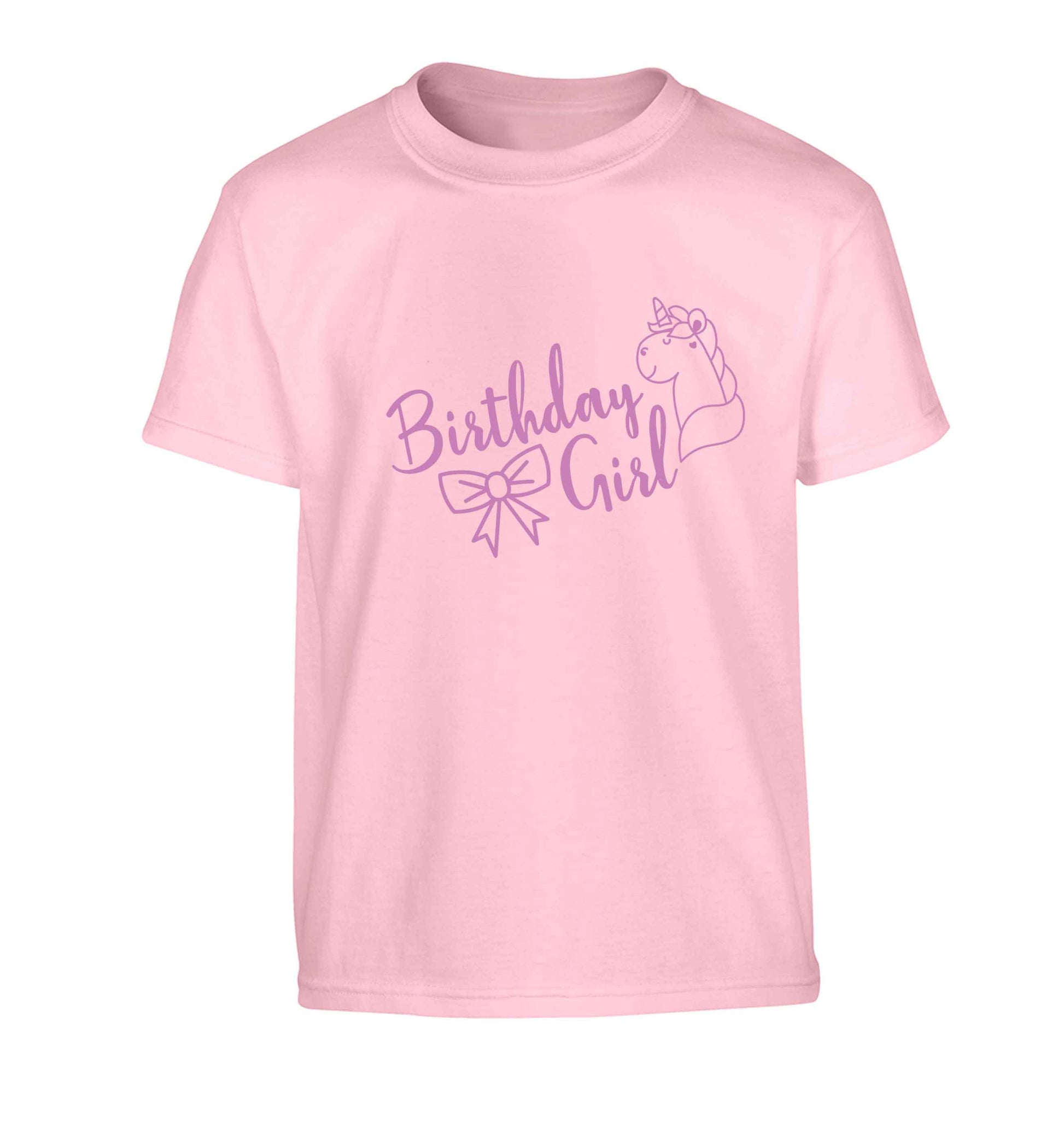 Birthday girl Children's light pink Tshirt 12-13 Years