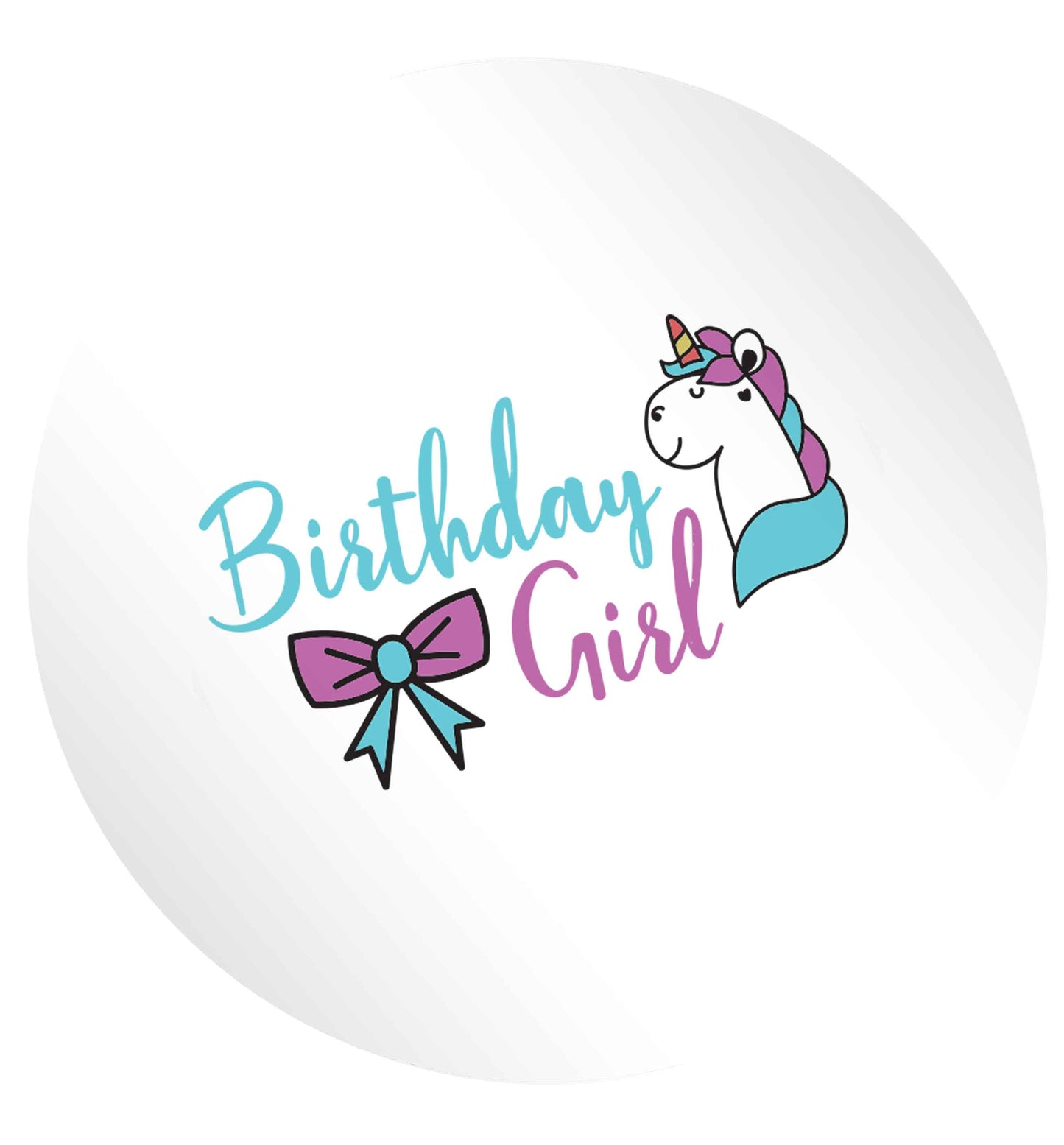 Birthday girl 24 @ 45mm matt circle stickers