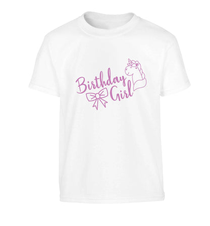 Birthday girl Children's white Tshirt 12-13 Years