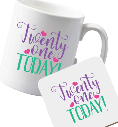 10 oz Ceramic mug and coaster Favourite Type Pan Pancake both sides
