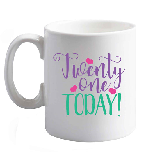 10 oz Favourite Type Pan Pancake ceramic mug right handed