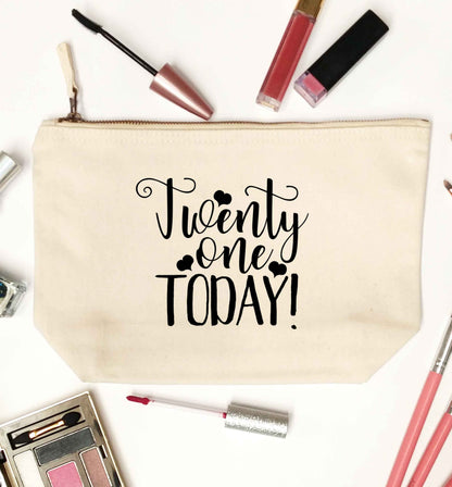 Twenty one today!natural makeup bag