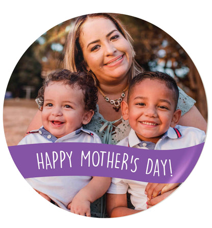 Personalised photo happy mother's day | Pin Badge
