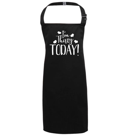 I'm thirty today! black apron 7-10 years