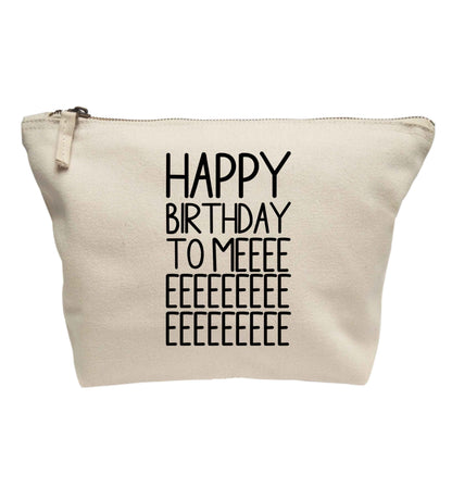 Happy birthday to me | Makeup / wash bag