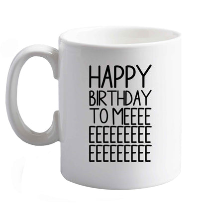 10 oz Favourite Type Pan Pancake ceramic mug right handed