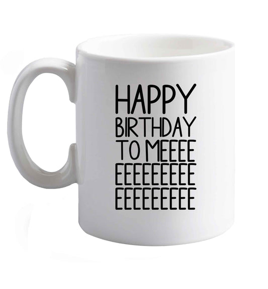 10 oz Favourite Type Pan Pancake ceramic mug right handed