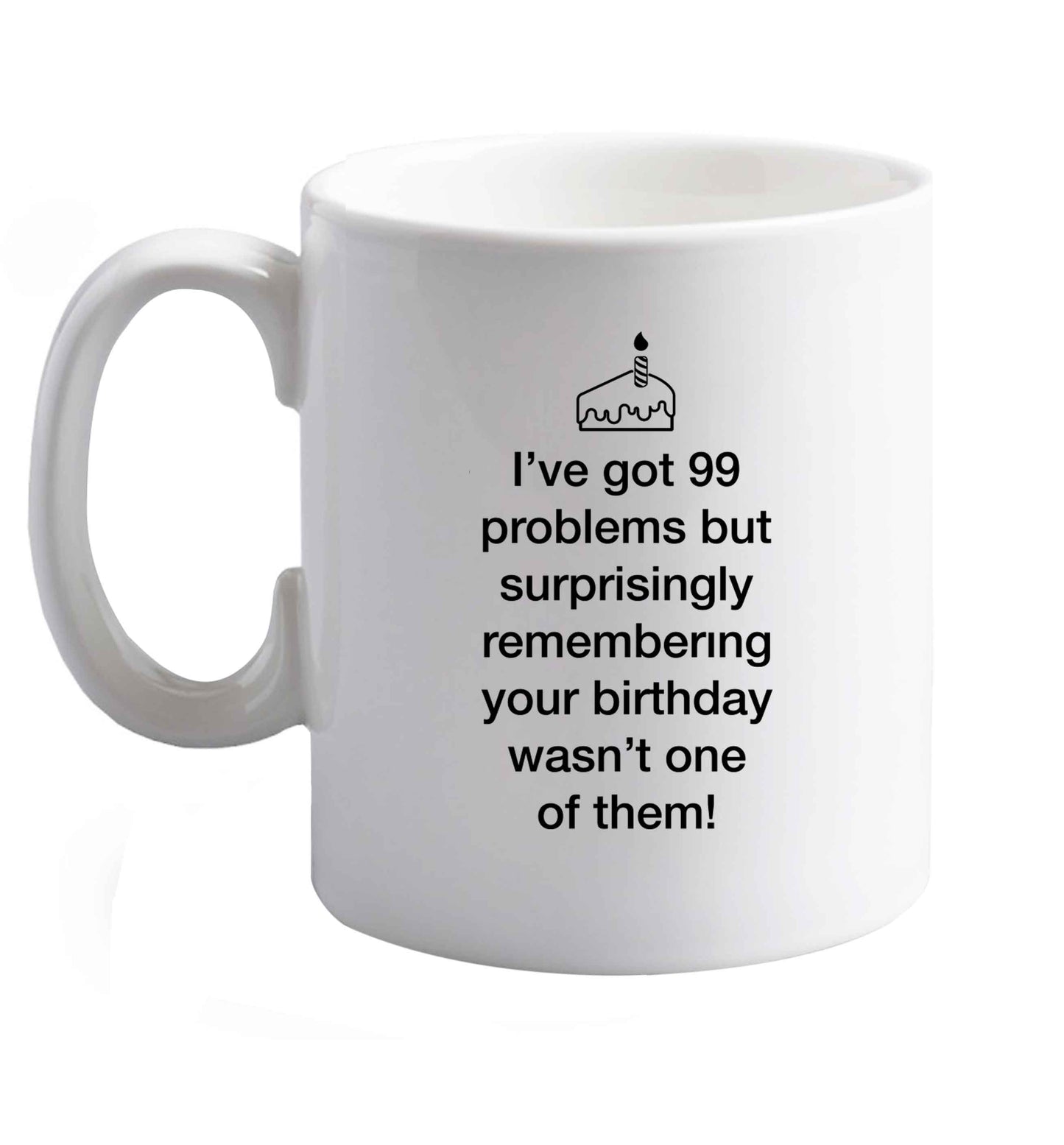 10 oz Favourite Type Pan Pancake ceramic mug right handed