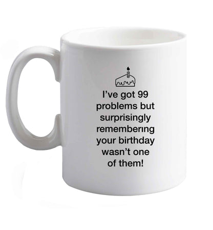 10 oz Favourite Type Pan Pancake ceramic mug right handed
