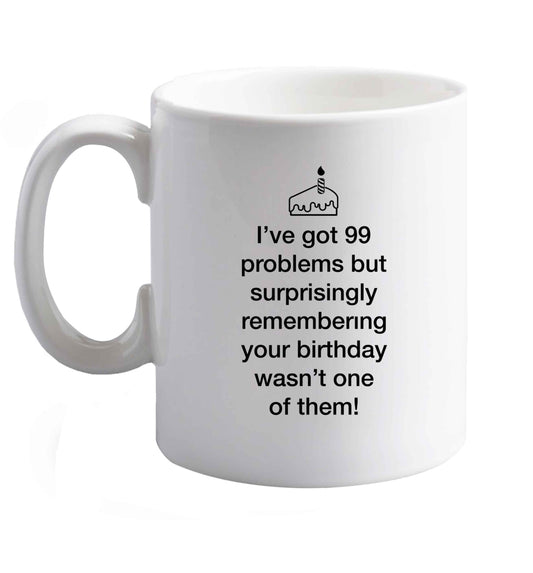 10 oz Favourite Type Pan Pancake ceramic mug right handed