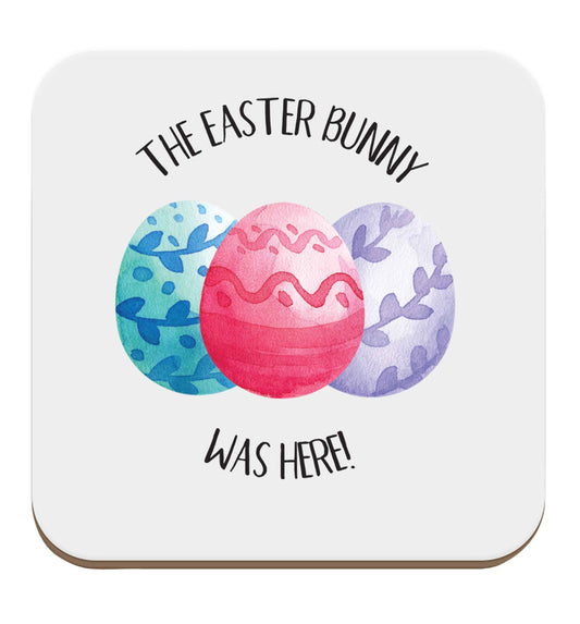 The Easter bunny was here set of four coasters
