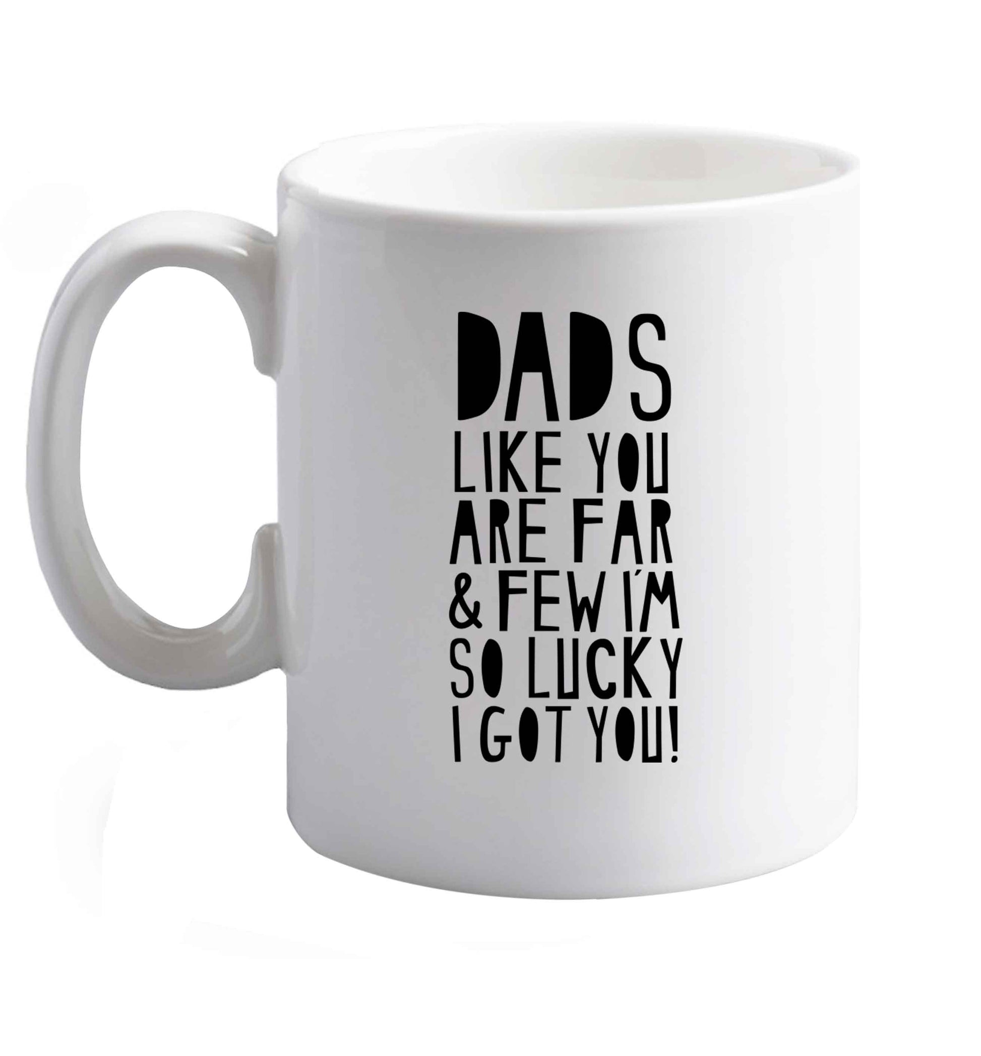 10 oz Favourite Type Pan Pancake ceramic mug right handed