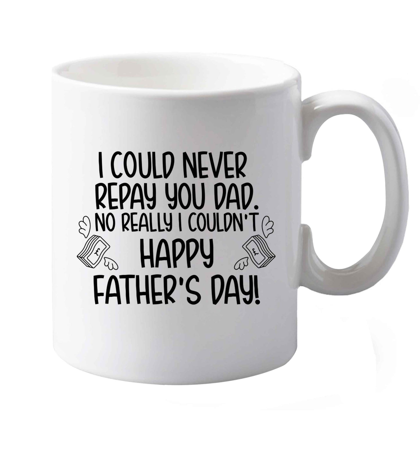 10 oz Favourite Type Pan Pancake ceramic mug both sides