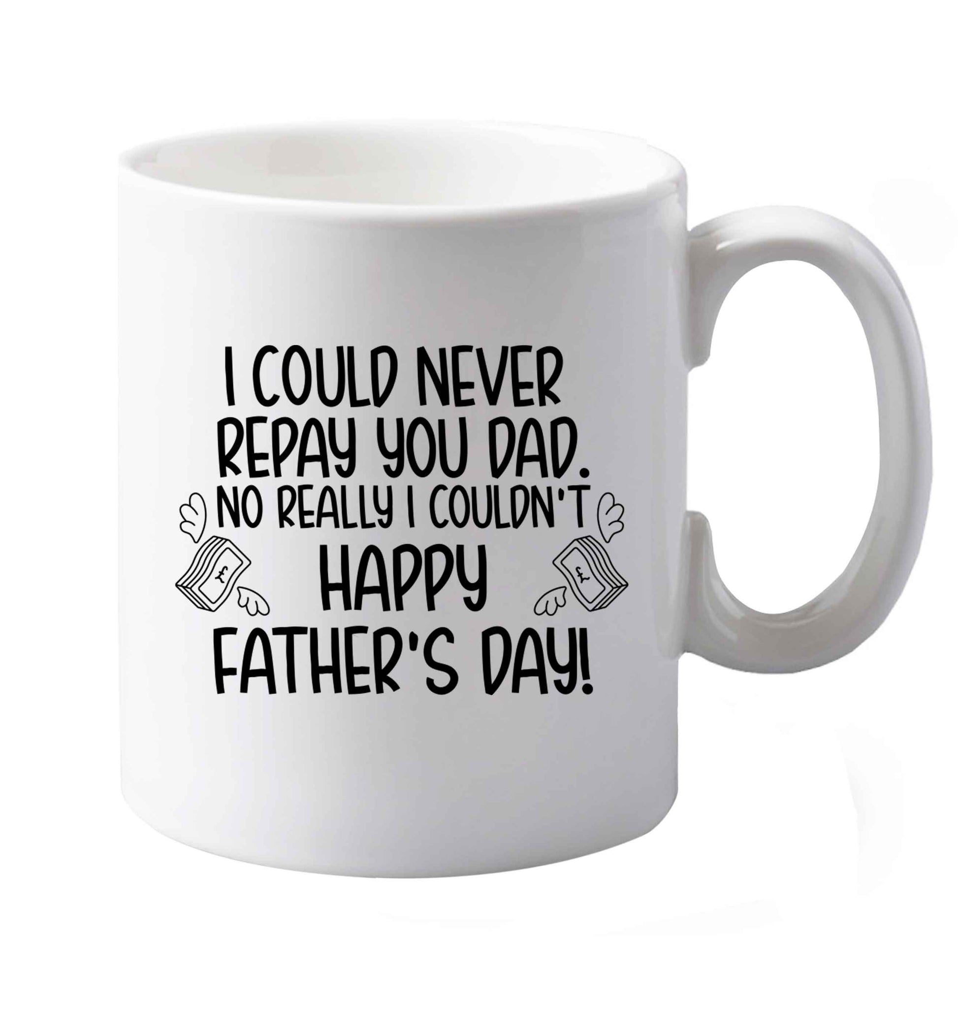 10 oz Favourite Type Pan Pancake ceramic mug both sides