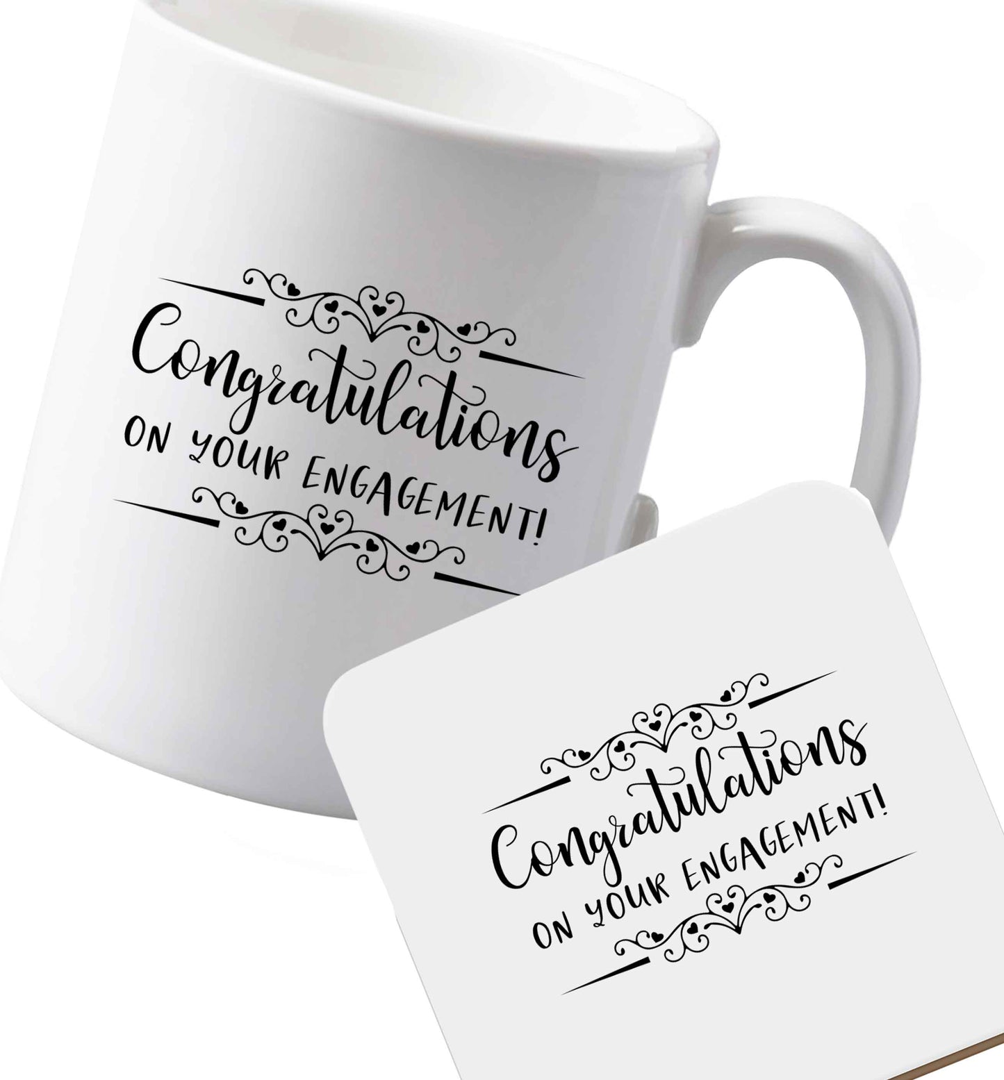 10 oz Ceramic mug and coaster Favourite Type Pan Pancake both sides