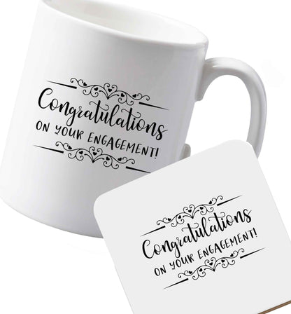 10 oz Ceramic mug and coaster Favourite Type Pan Pancake both sides