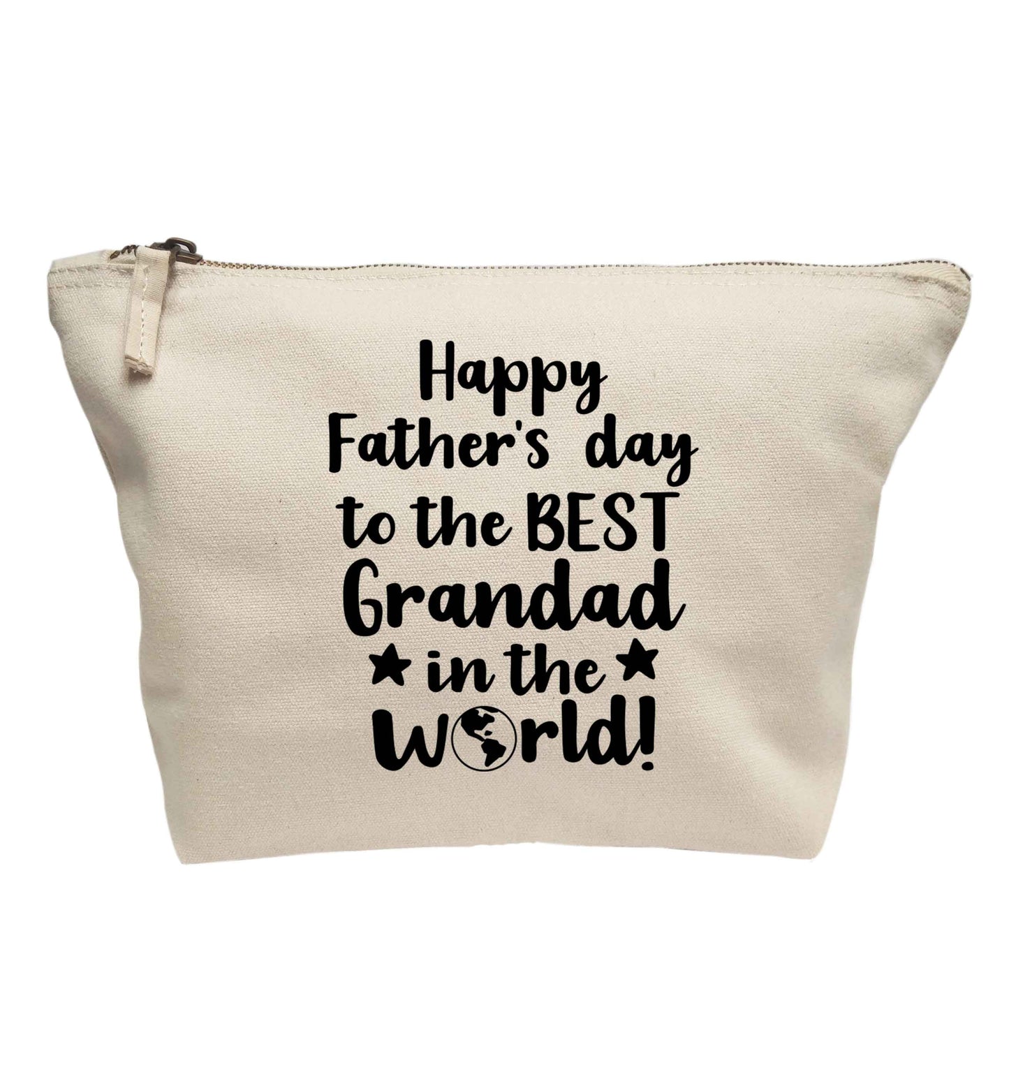 Happy Father's day to the best grandad in the world | Makeup / wash bag