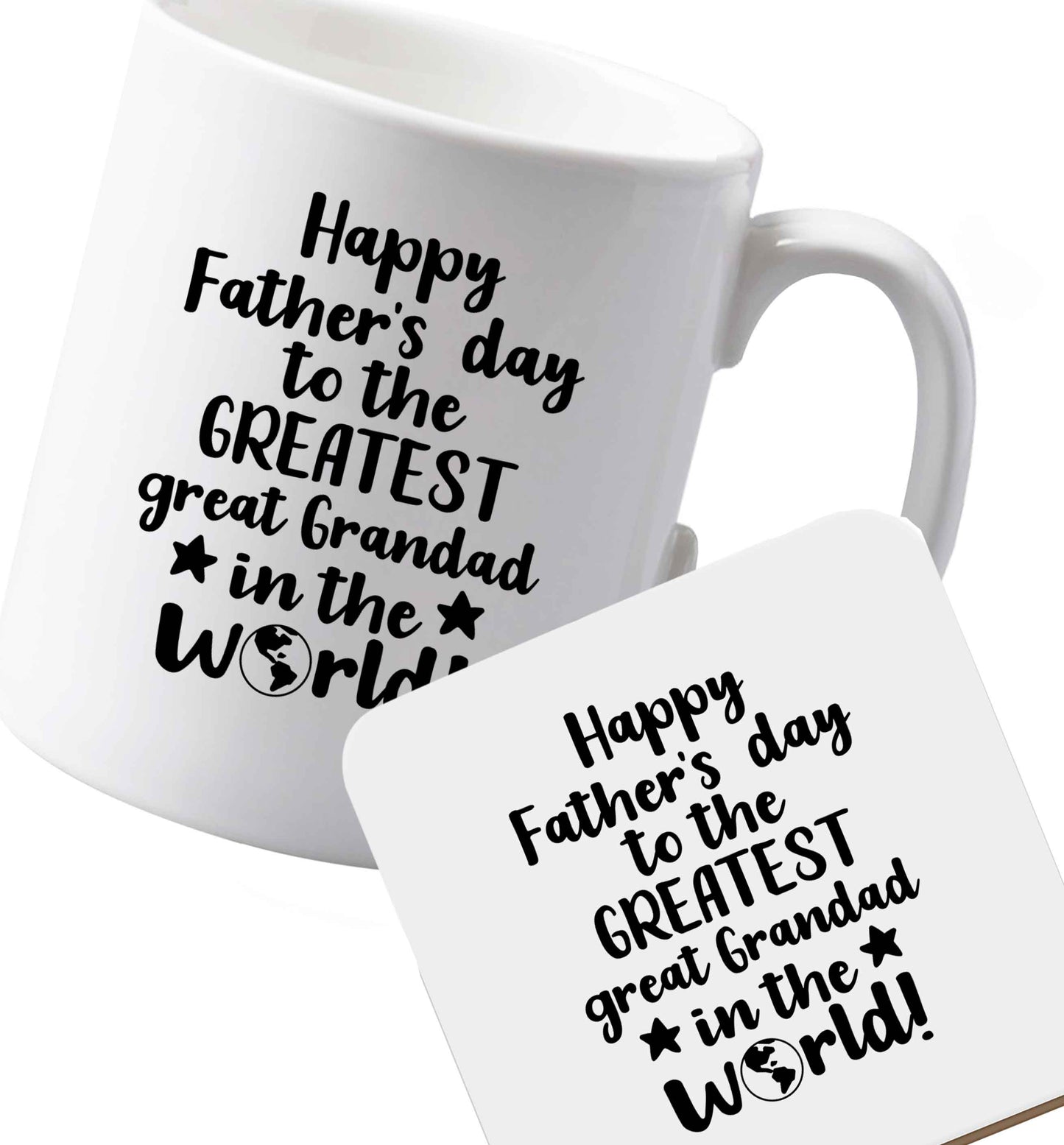 10 oz Ceramic mug and coaster Favourite Type Pan Pancake both sides
