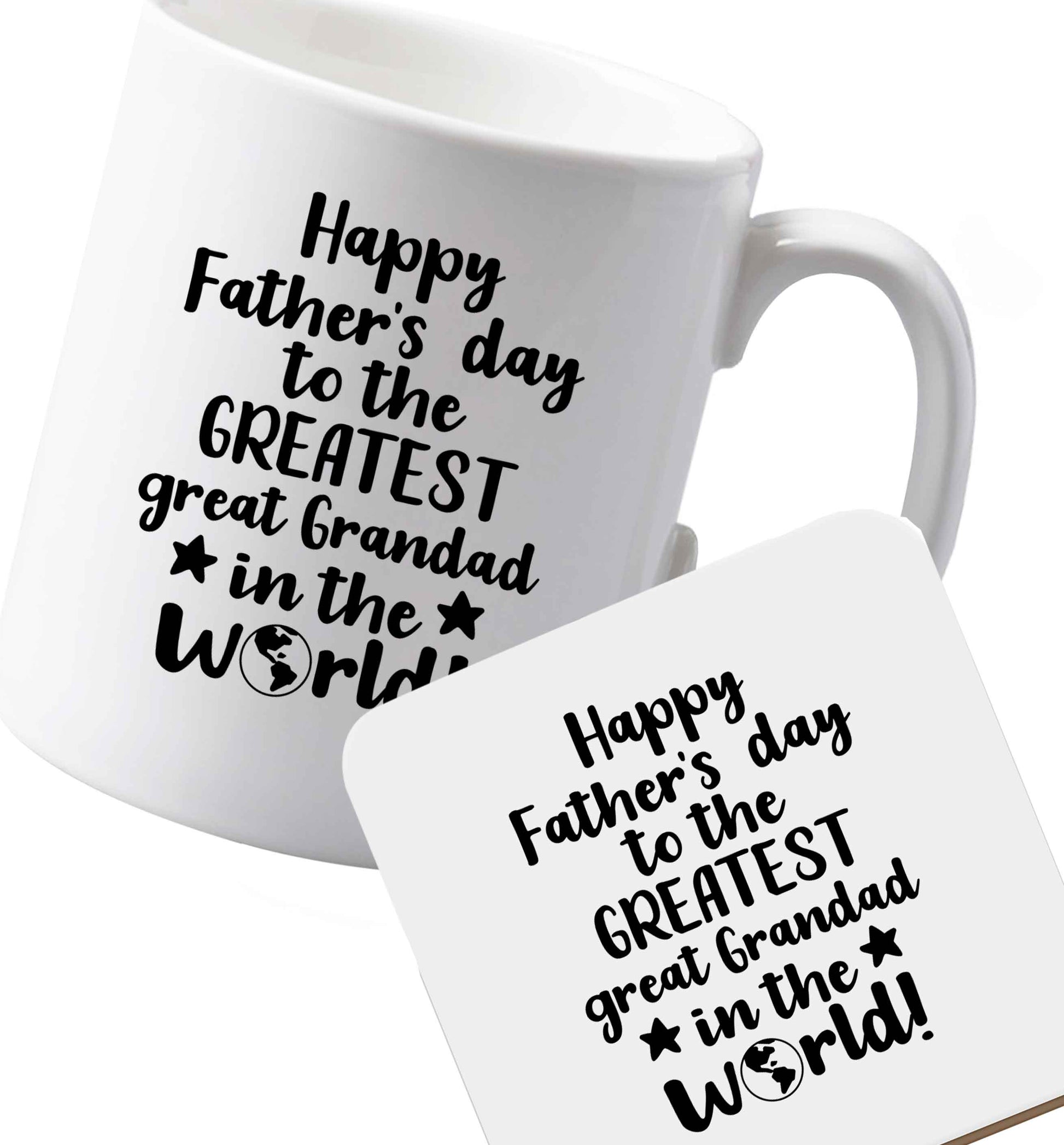 10 oz Ceramic mug and coaster Favourite Type Pan Pancake both sides