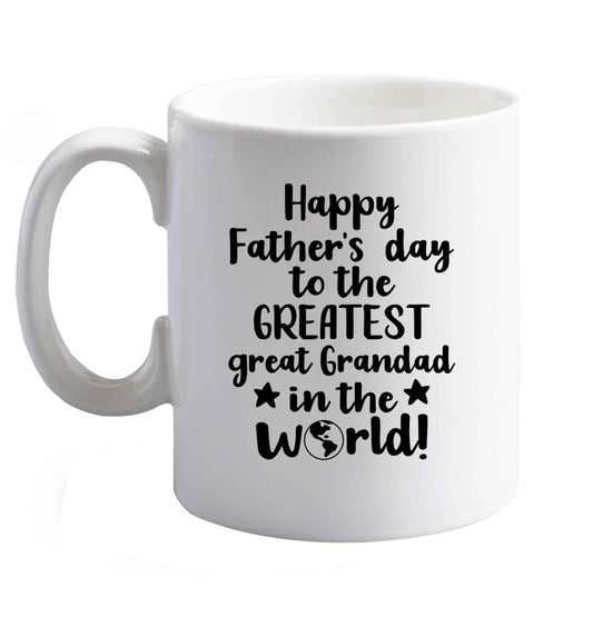 10 oz Favourite Type Pan Pancake ceramic mug right handed