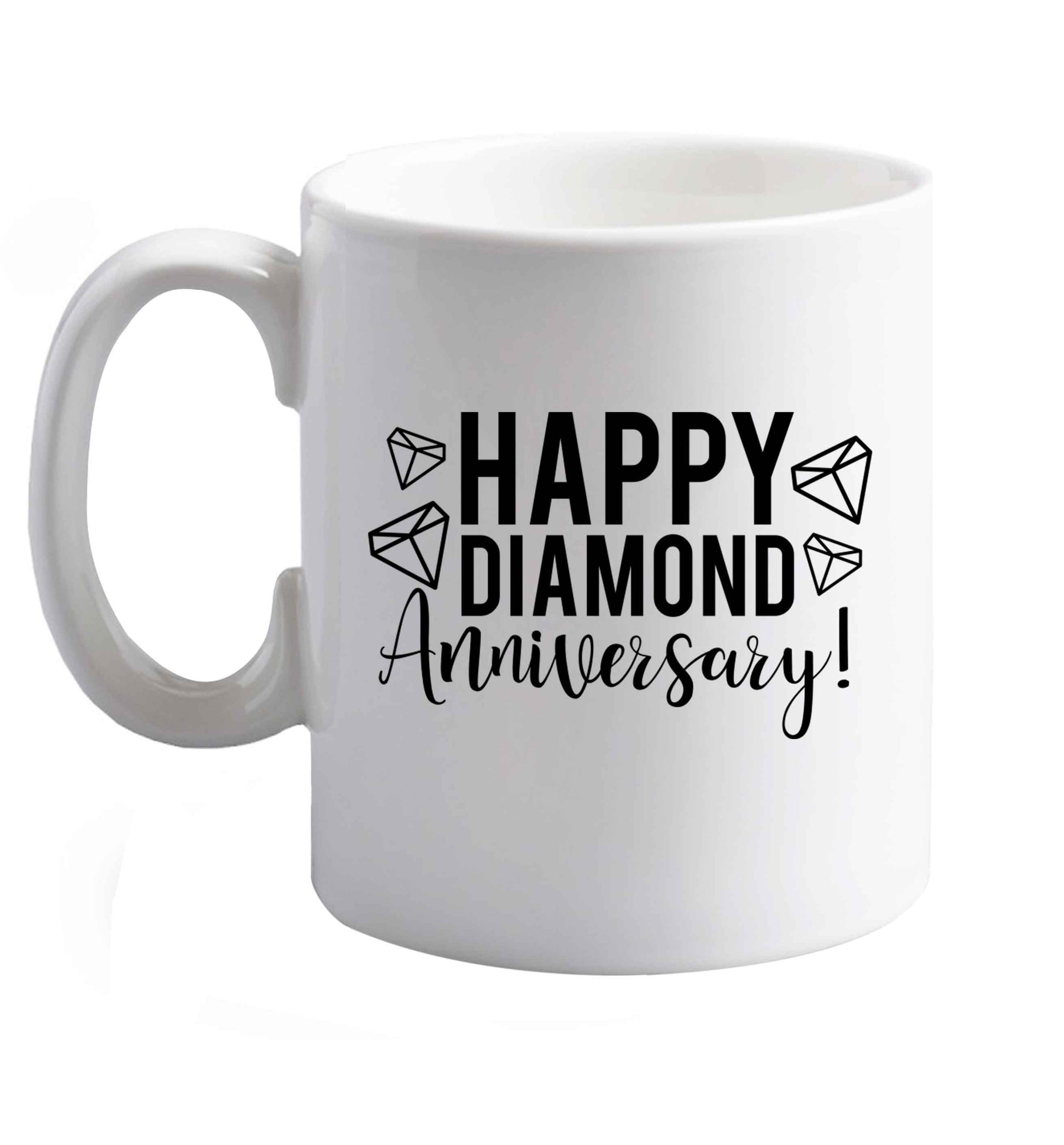 10 oz Favourite Type Pan Pancake ceramic mug right handed