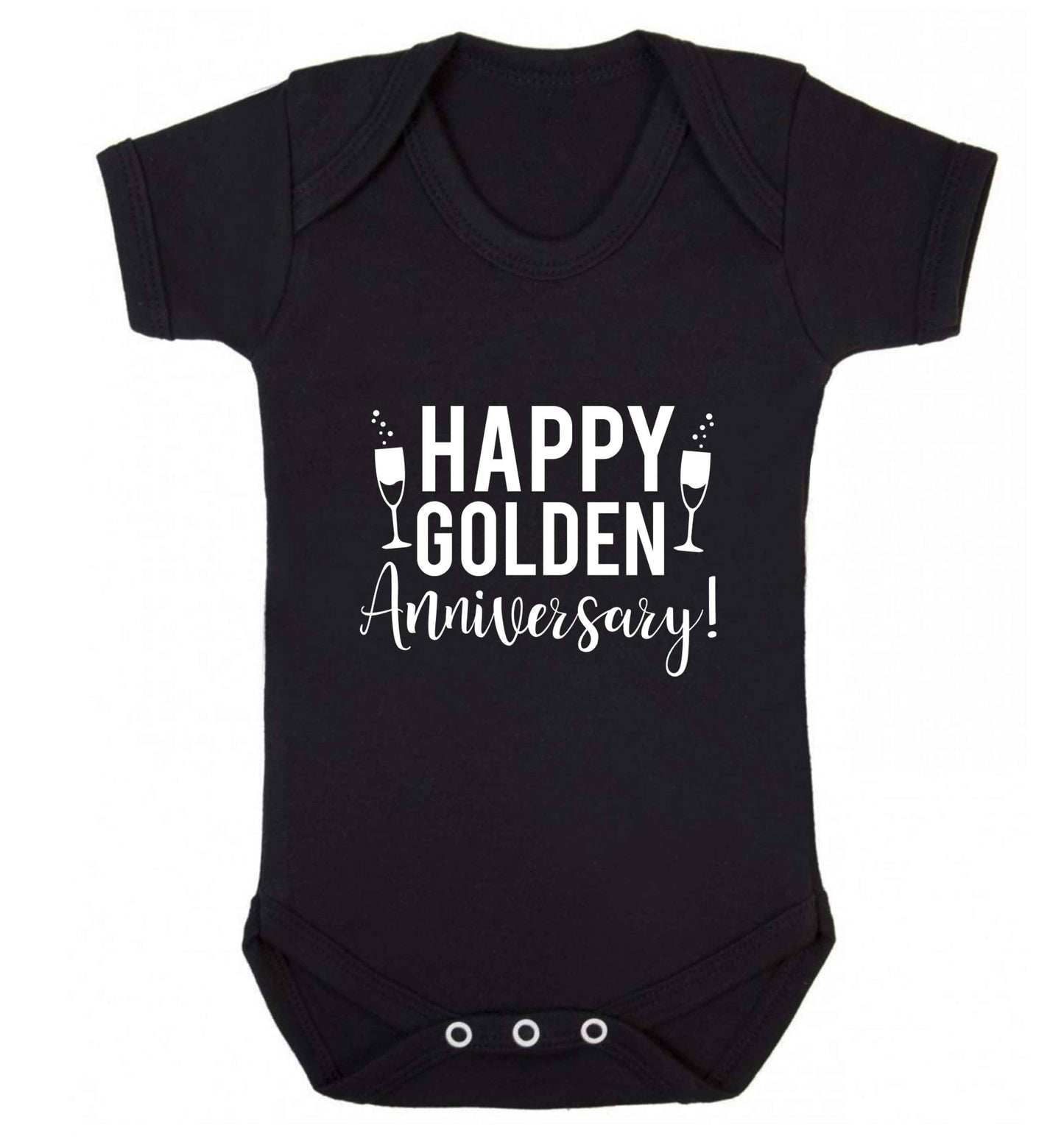 Happy golden anniversary! baby vest black 18-24 months