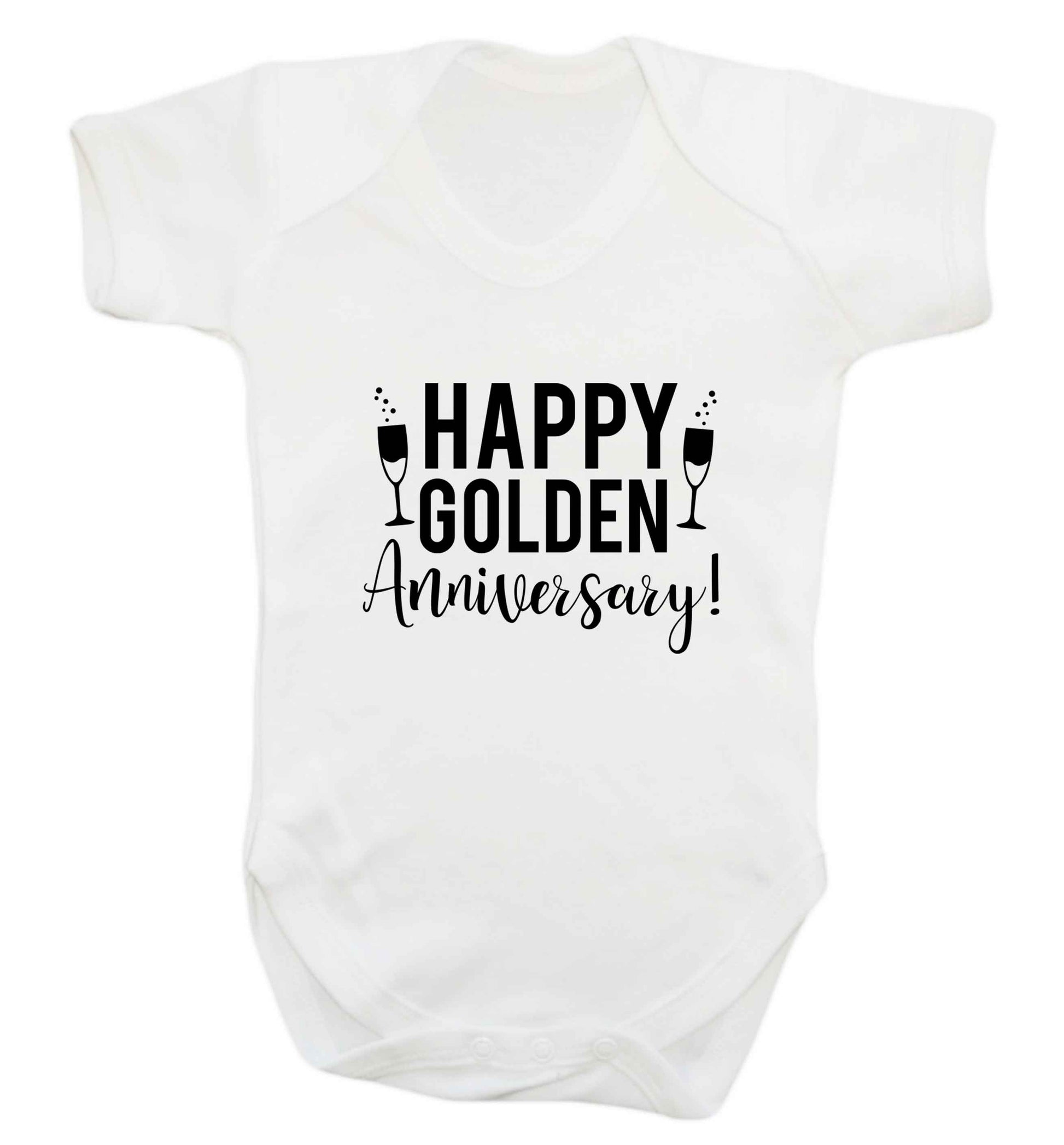 Happy golden anniversary! baby vest white 18-24 months