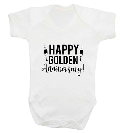 Happy golden anniversary! baby vest white 18-24 months