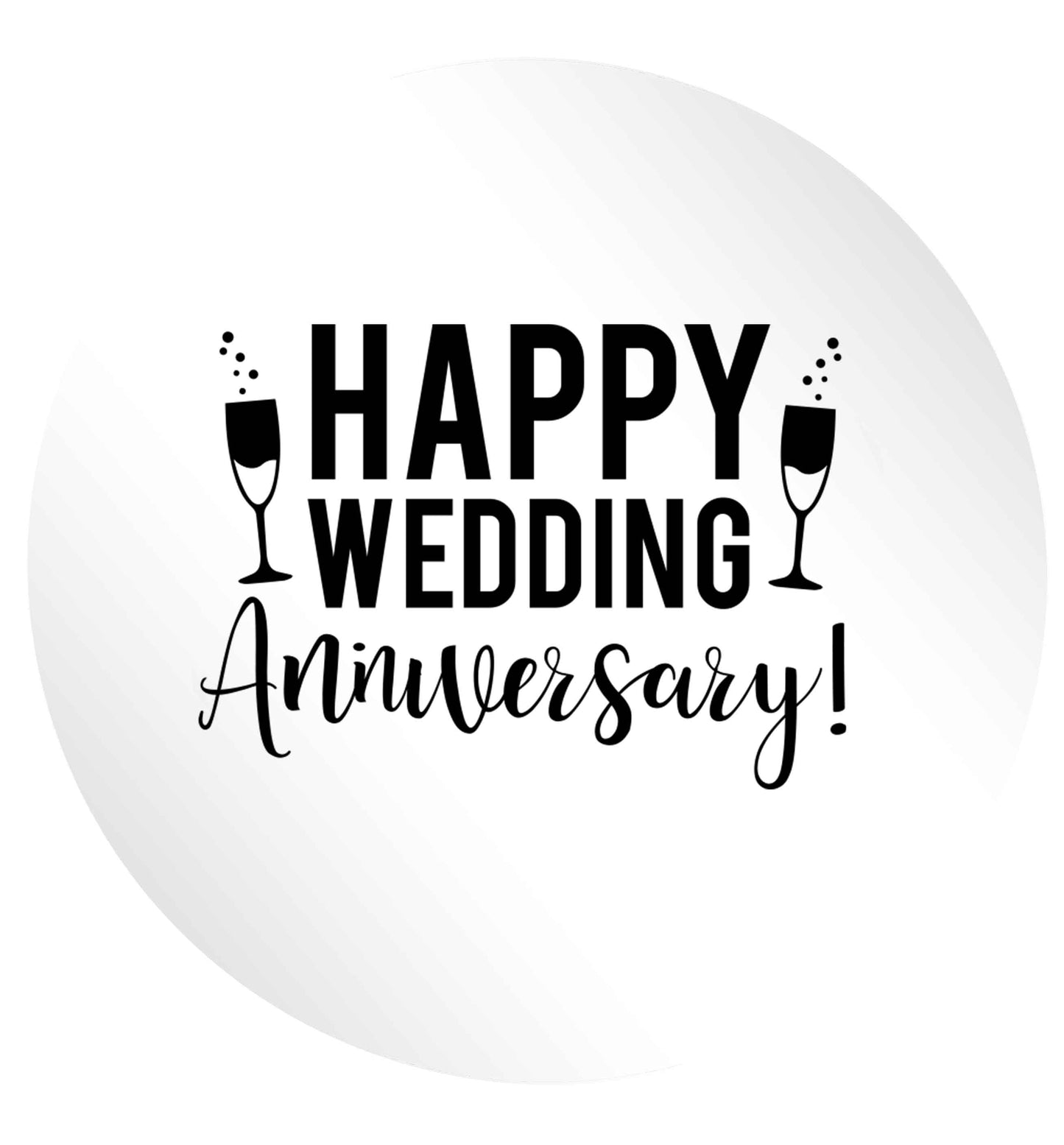 Happy wedding anniversary! 24 @ 45mm matt circle stickers