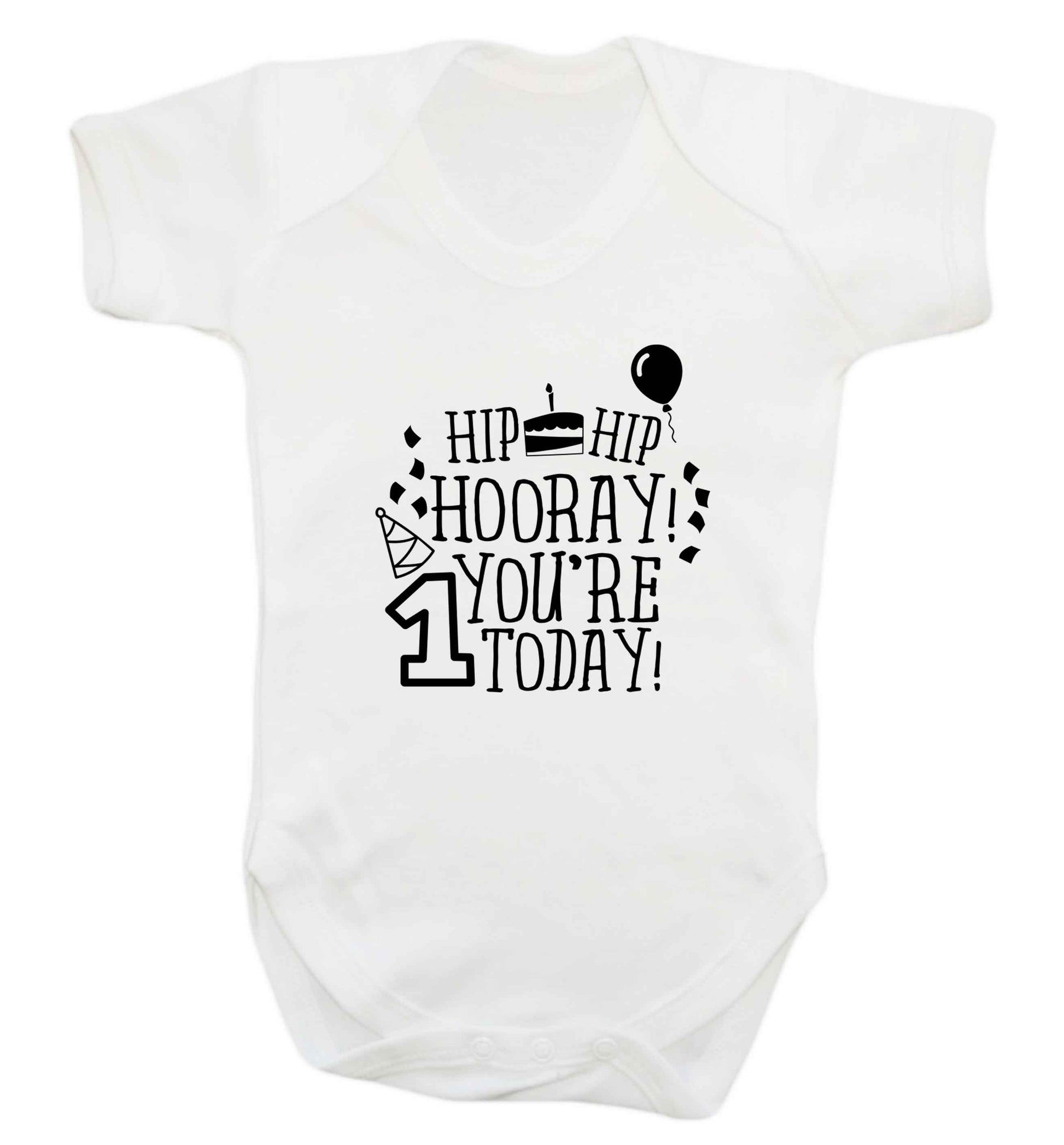 You're one today baby vest white 18-24 months