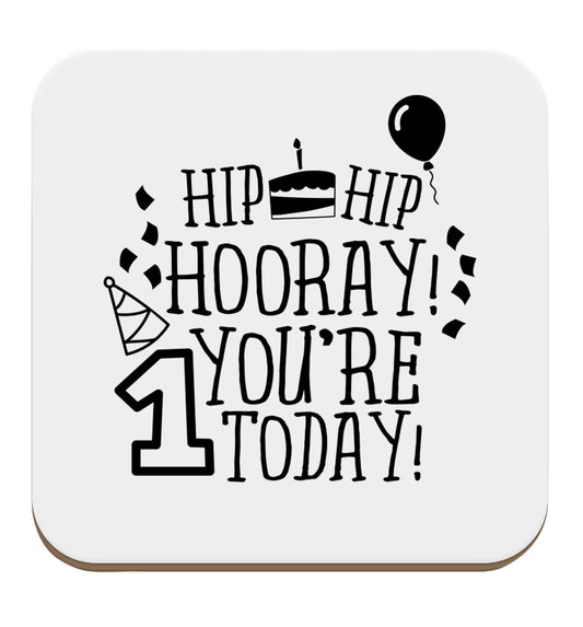 You're one today set of four coasters