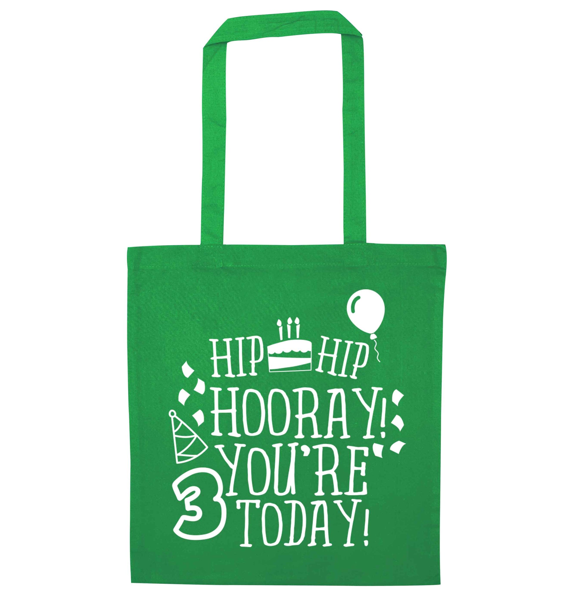 You're 3 Todaygreen tote bag