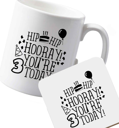 10 oz Ceramic mug and coaster Favourite Type Pan Pancake both sides