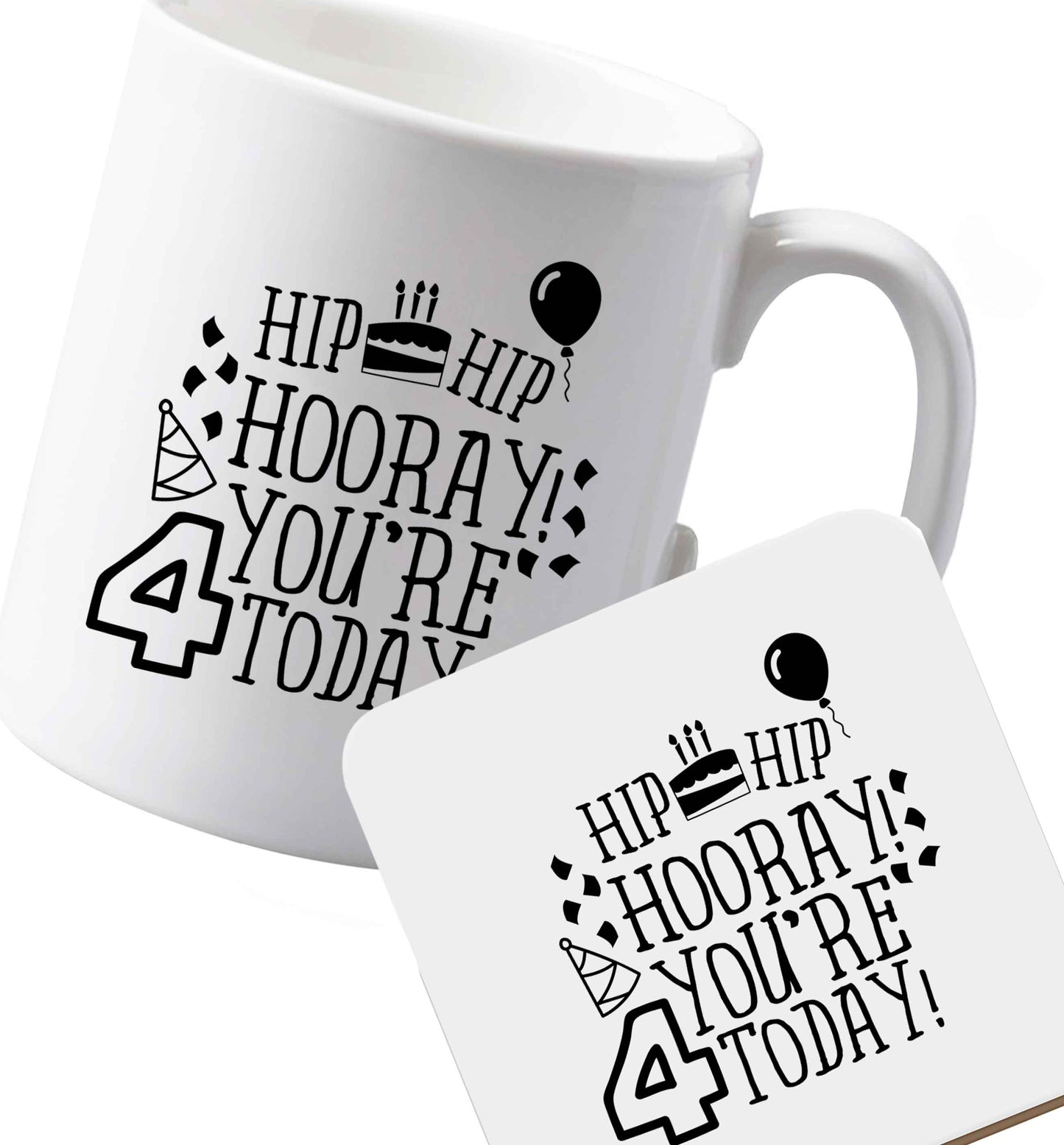 10 oz Ceramic mug and coaster Favourite Type Pan Pancake both sides