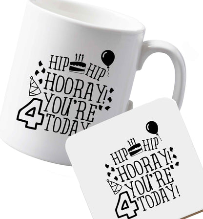 10 oz Ceramic mug and coaster Favourite Type Pan Pancake both sides