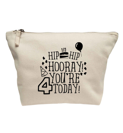 Hip hip hooray you're four today!| Makeup / wash bag
