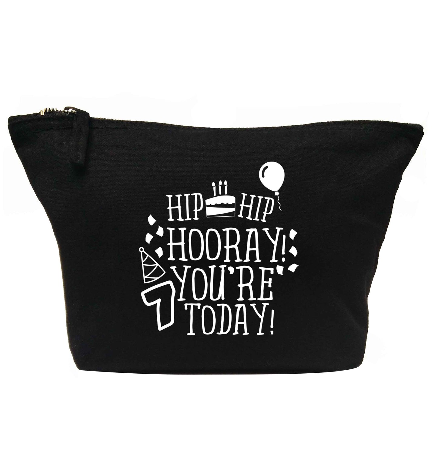 Hip hip hooray you're seven today! | Makeup / wash bag