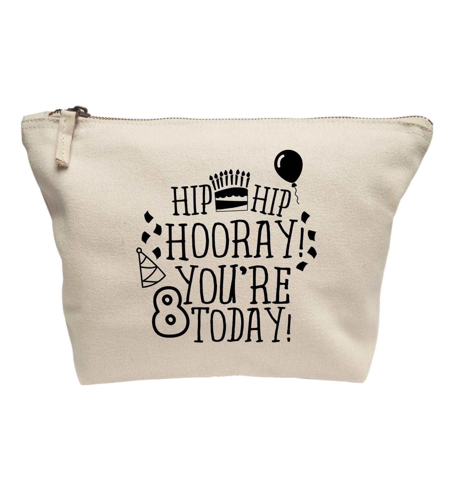 Hip hip hooray you're 8 today! | Makeup / wash bag