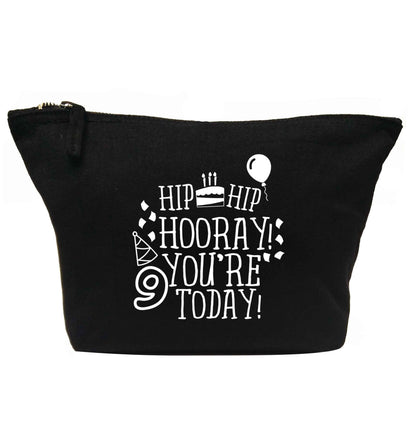 Hip hip hooray you're 9 today! | Makeup / wash bag