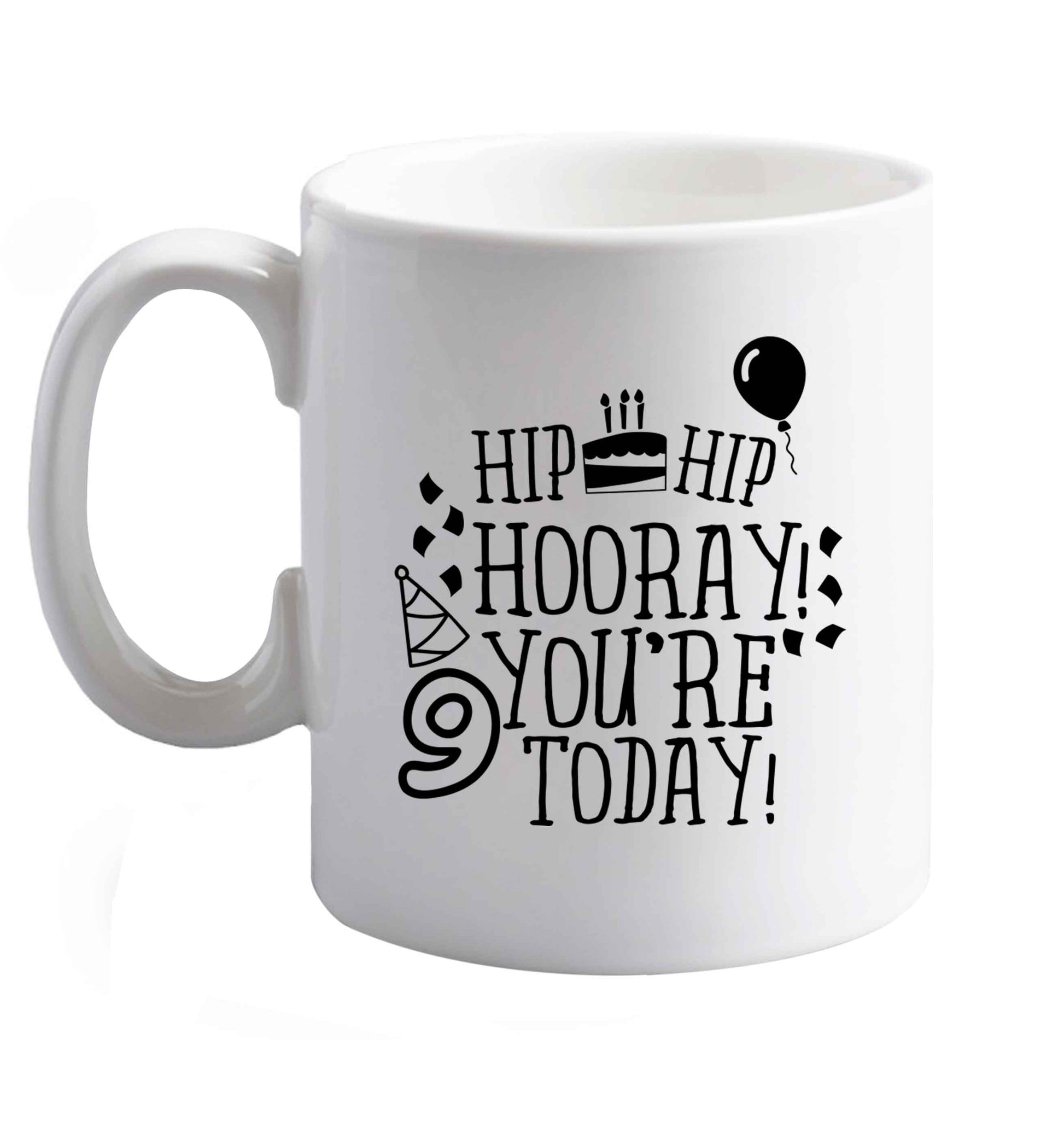 10 oz Favourite Type Pan Pancake ceramic mug right handed